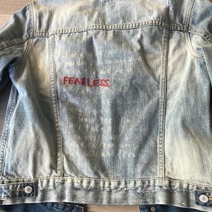 Zara denim fearless jacket
